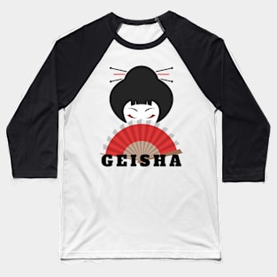 Geisha T-Shirt Baseball T-Shirt